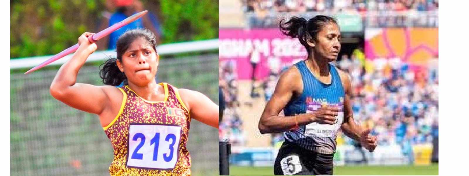 නදීෂාගෙන් හා ගයන්තිකාගෙන් ආසියානු පදක්කම් යුගලක්